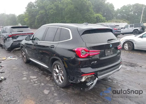 2022 BMW X3 Sdrive30I из США, поврежденный, VIN 5UX43DP04N9J81322